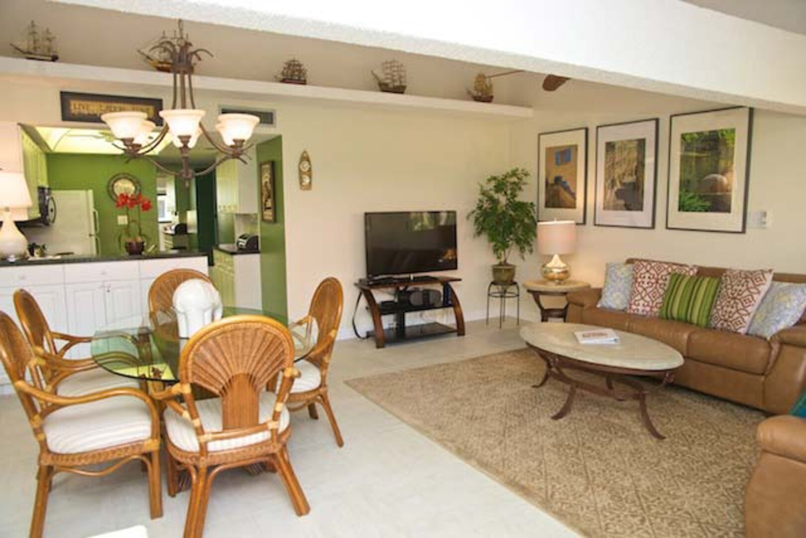 Living, Dining and Kitchen